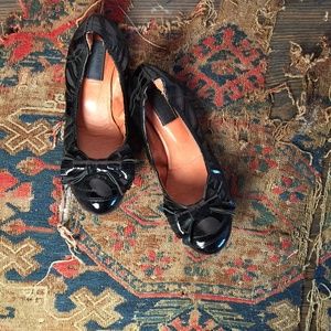 SOLD Black Lanvin ballet flats